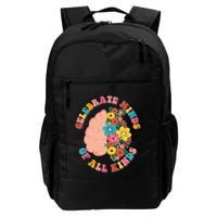 Celebrate Minds Of All Kinds Flowers Be Kind The Mind Backpack