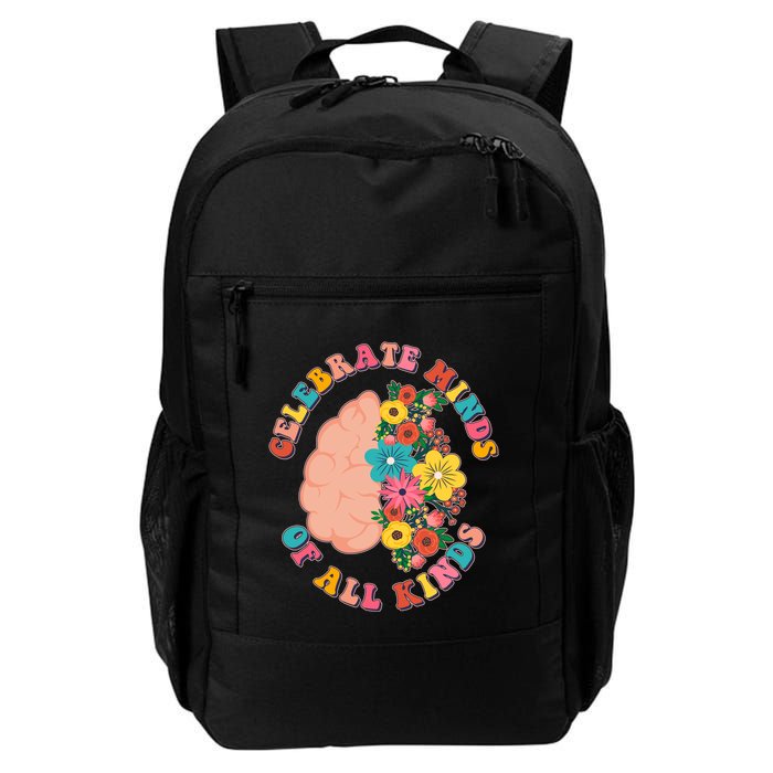 Celebrate Minds Of All Kinds Flowers Be Kind The Mind Backpack