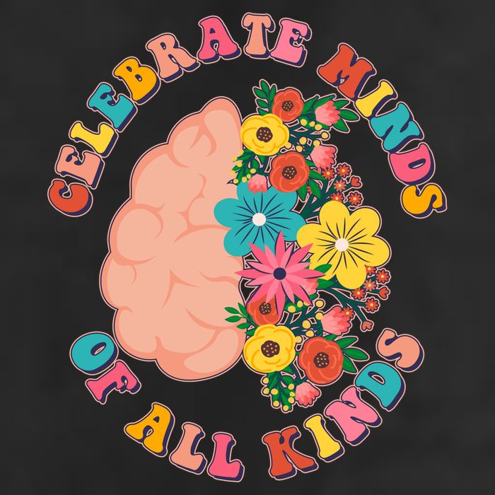 Celebrate Minds Of All Kinds Flowers Be Kind The Mind Adult Drive Performance Visor