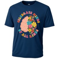Celebrate Minds Of All Kinds Flowers Be Kind The Mind Performance Shirt