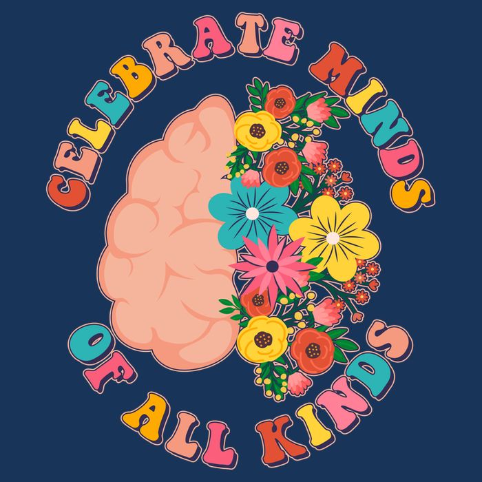 Celebrate Minds Of All Kinds Flowers Be Kind The Mind Performance Shirt