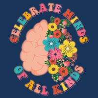 Celebrate Minds Of All Kinds Flowers Be Kind The Mind Flatbill Hat