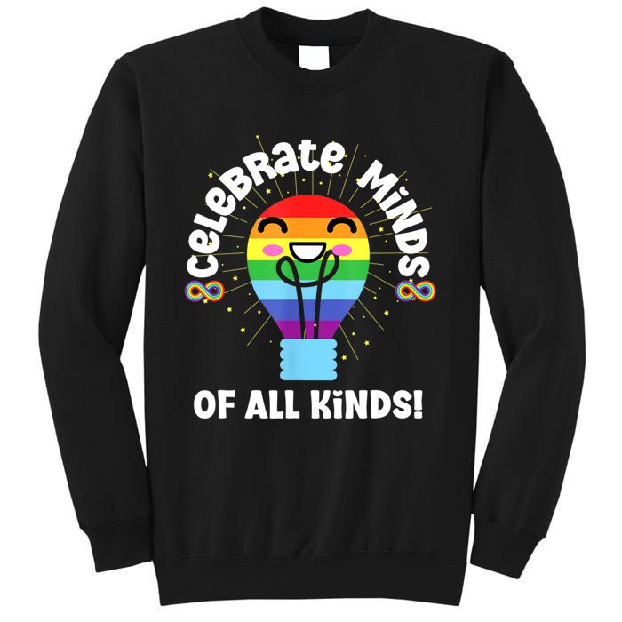 Celebrate Minds Of All Kinds Red Instead Autism Sweatshirt