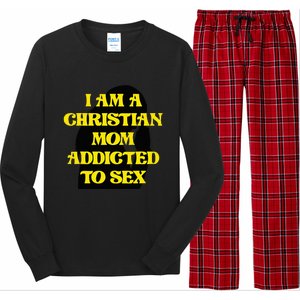 Christian Mom Oddly Specific Meme Sarcastic Weird Funny Long Sleeve Pajama Set