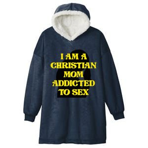 Christian Mom Oddly Specific Meme Sarcastic Weird Funny Hooded Wearable Blanket