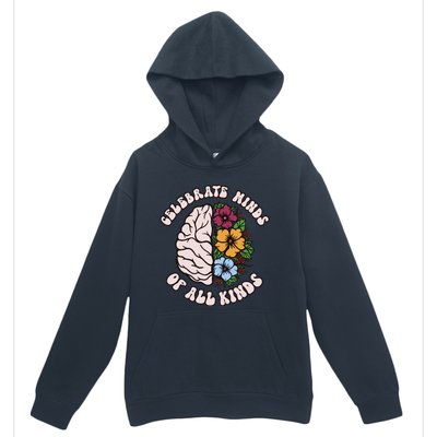 Celebrate Minds Of All Kinds Autism Awareness Urban Pullover Hoodie