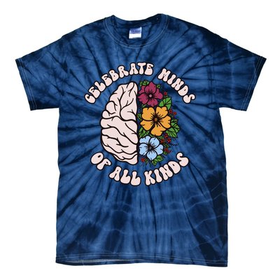 Celebrate Minds Of All Kinds Autism Awareness Tie-Dye T-Shirt