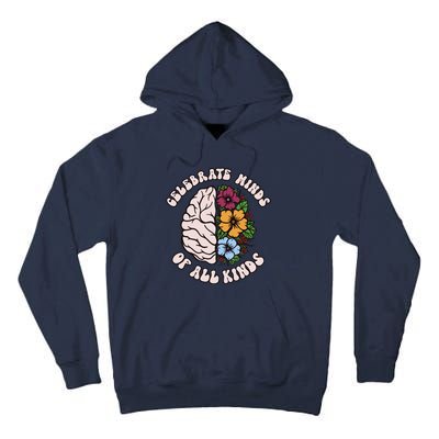 Celebrate Minds Of All Kinds Autism Awareness Tall Hoodie