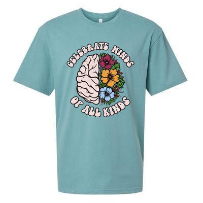 Celebrate Minds Of All Kinds Autism Awareness Sueded Cloud Jersey T-Shirt