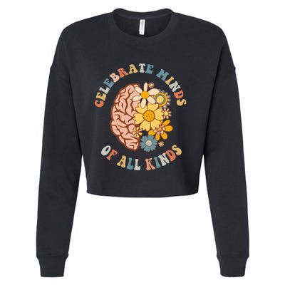 Celebrate Minds Of All Kinds Neurodiversity Autism Cropped Pullover Crew