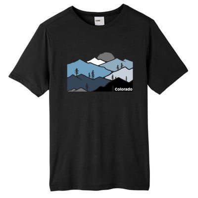 Colorado Mountain Outdoor Retro Landscape Funny Gift Tall Fusion ChromaSoft Performance T-Shirt