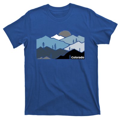 Colorado Mountain Outdoor Retro Landscape Funny Gift T-Shirt