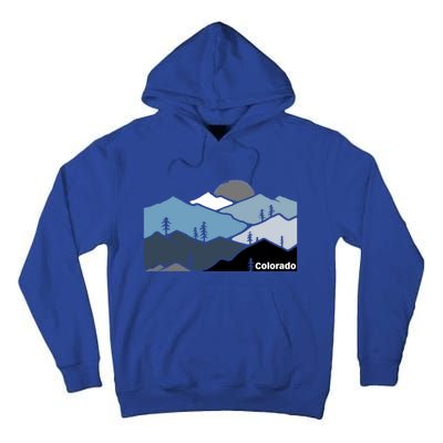 Colorado Mountain Outdoor Retro Landscape Funny Gift Tall Hoodie