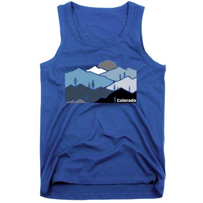 Colorado Mountain Outdoor Retro Landscape Funny Gift Tank Top