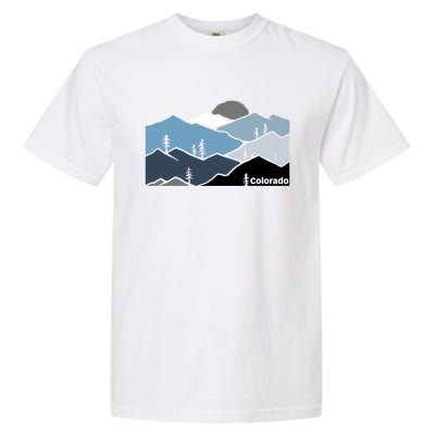 Colorado Mountain Outdoor Retro Landscape Funny Gift Garment-Dyed Heavyweight T-Shirt