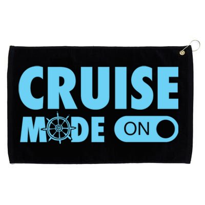 Cruise Mode On Cruise Ship Family Vacation On Button Gift Grommeted Golf Towel