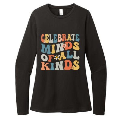 Celebrate Minds Of All Kinds Womens CVC Long Sleeve Shirt