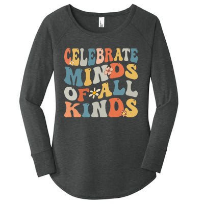 Celebrate Minds Of All Kinds Women's Perfect Tri Tunic Long Sleeve Shirt