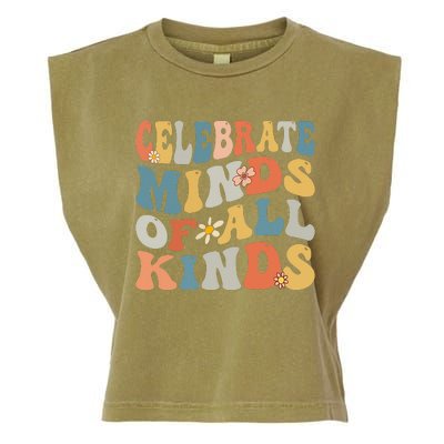 Celebrate Minds Of All Kinds Garment-Dyed Women's Muscle Tee