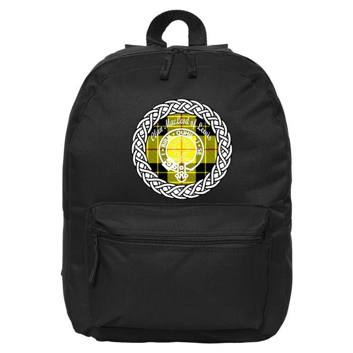 Clan Macleod Of Lewis Scottish Clan 16 in Basic Backpack