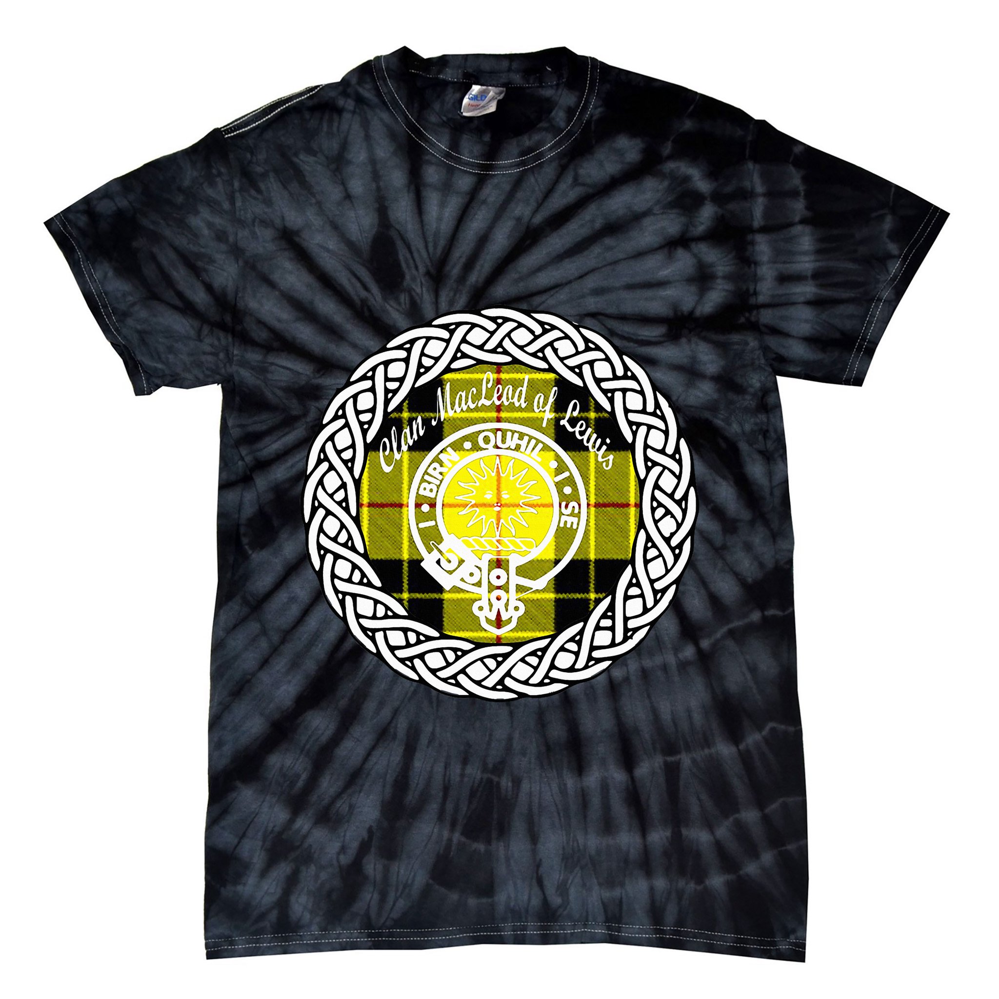 Clan Macleod Of Lewis Scottish Clan Tie-Dye T-Shirt