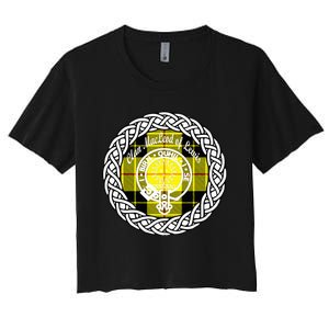 Clan Macleod Of Lewis Scottish Clan Women's Crop Top Tee