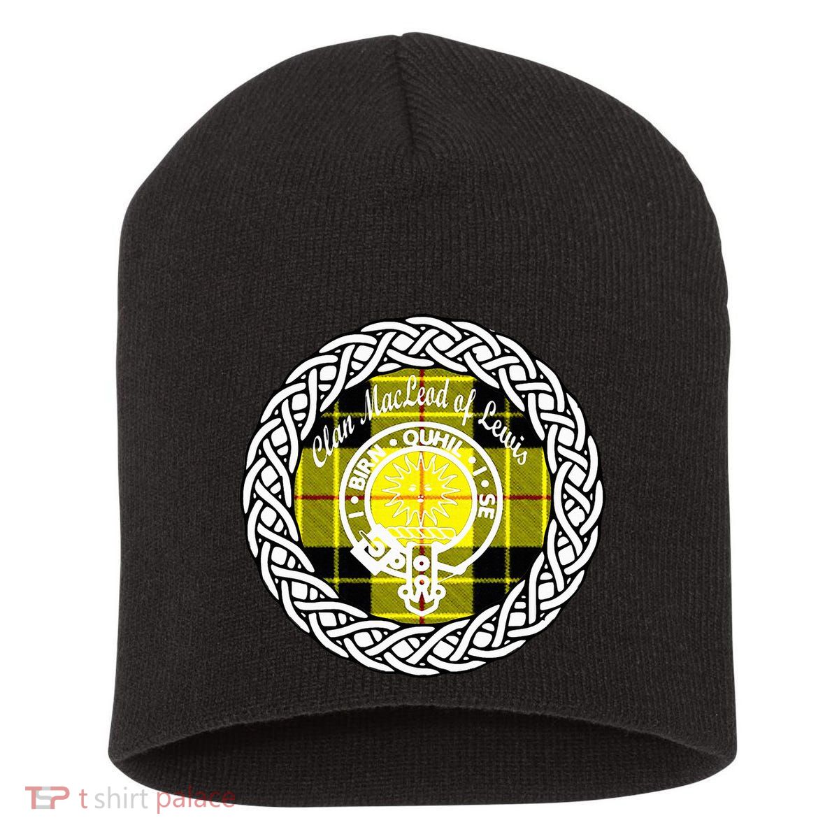 Clan Macleod Of Lewis Scottish Clan Short Acrylic Beanie