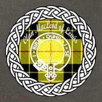 Clan Macleod Of Lewis Scottish Clan Cotton Canvas Backpack