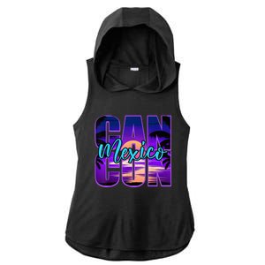 Cancun Mexico Outfits Family Vacation Souvenir Summer Group Ladies PosiCharge Tri-Blend Wicking Draft Hoodie Tank