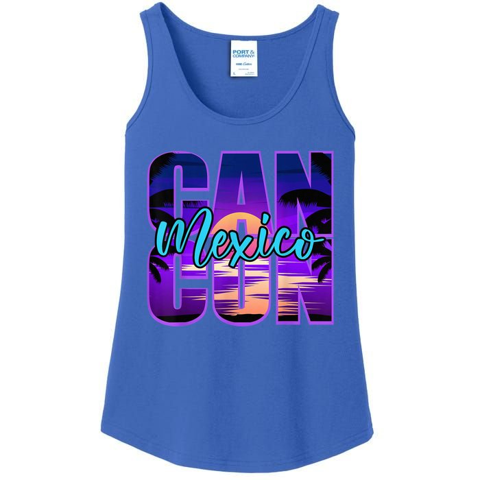 Cancun Mexico Outfits Family Vacation Souvenir Summer Group Ladies Essential Tank