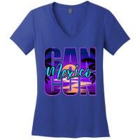 Cancun Mexico Outfits Family Vacation Souvenir Summer Group Women's V-Neck T-Shirt