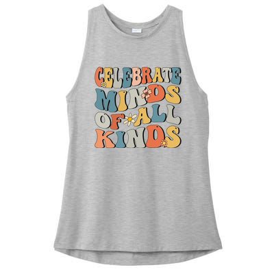 Celebrate Minds Of All Kinds Ladies PosiCharge Tri-Blend Wicking Tank