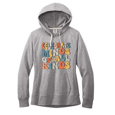 Celebrate Minds Of All Kinds Women's Fleece Hoodie