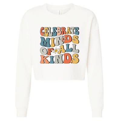 Celebrate Minds Of All Kinds Cropped Pullover Crew