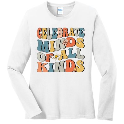 Celebrate Minds Of All Kinds Ladies Long Sleeve Shirt