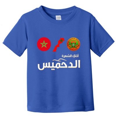 Complete Map Of Morocco With Dahmis Tea Proud Moroccan Toddler T-Shirt