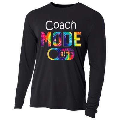 Coach Mode Off Happy Last Day Of School Tie Dye Summer Cooling Performance Long Sleeve Crew