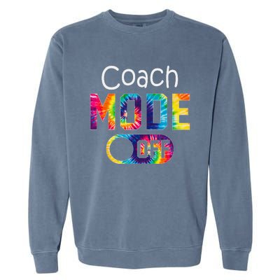 Coach Mode Off Happy Last Day Of School Tie Dye Summer Garment-Dyed Sweatshirt