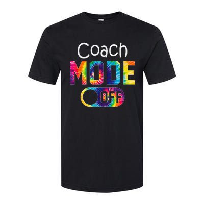 Coach Mode Off Happy Last Day Of School Tie Dye Summer Softstyle CVC T-Shirt