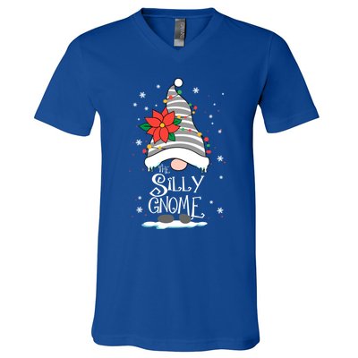 Christmas Matching Pjs For Family Christmas Or Silly Gnome Gift V-Neck T-Shirt