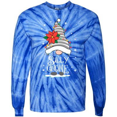 Christmas Matching Pjs For Family Christmas Or Silly Gnome Gift Tie-Dye Long Sleeve Shirt