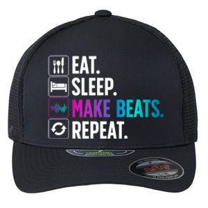 Cool Music Producer For Men Women DJ Beatmaker EDM Musician Flexfit Unipanel Trucker Cap