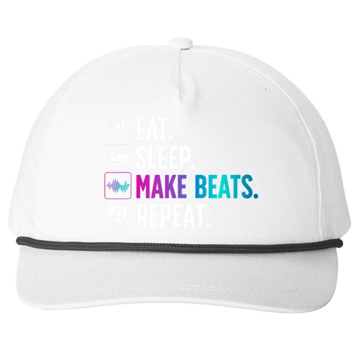 Cool Music Producer For Men Women DJ Beatmaker EDM Musician Snapback Five-Panel Rope Hat