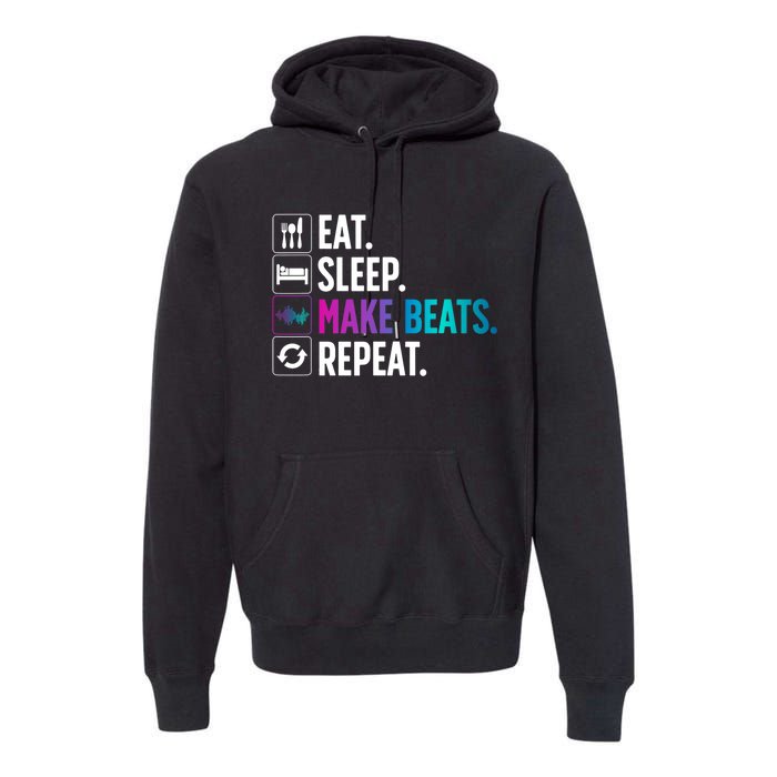 Cool Music Producer For Men Women DJ Beatmaker EDM Musician Premium Hoodie