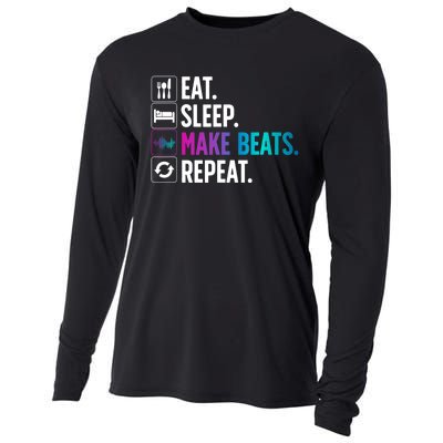 Cool Music Producer For Men Women DJ Beatmaker EDM Musician Cooling Performance Long Sleeve Crew