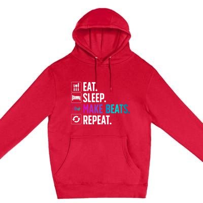 Cool Music Producer For Men Women DJ Beatmaker EDM Musician Premium Pullover Hoodie