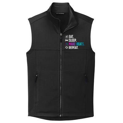 Cool Music Producer For Men Women DJ Beatmaker EDM Musician Collective Smooth Fleece Vest