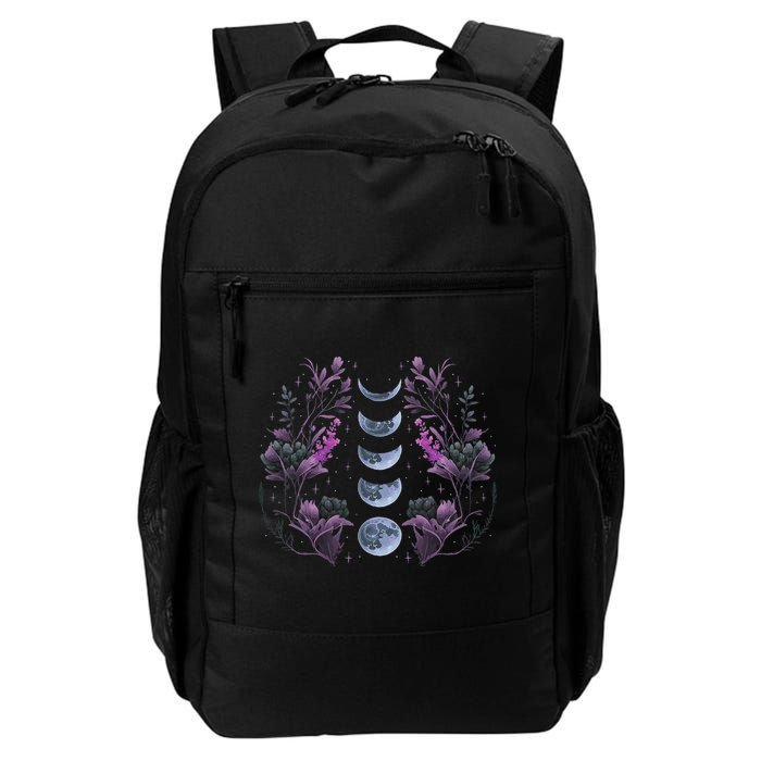 Celestial Moon Phase Boho Wildflowers Zodiac Witchcore Backpack