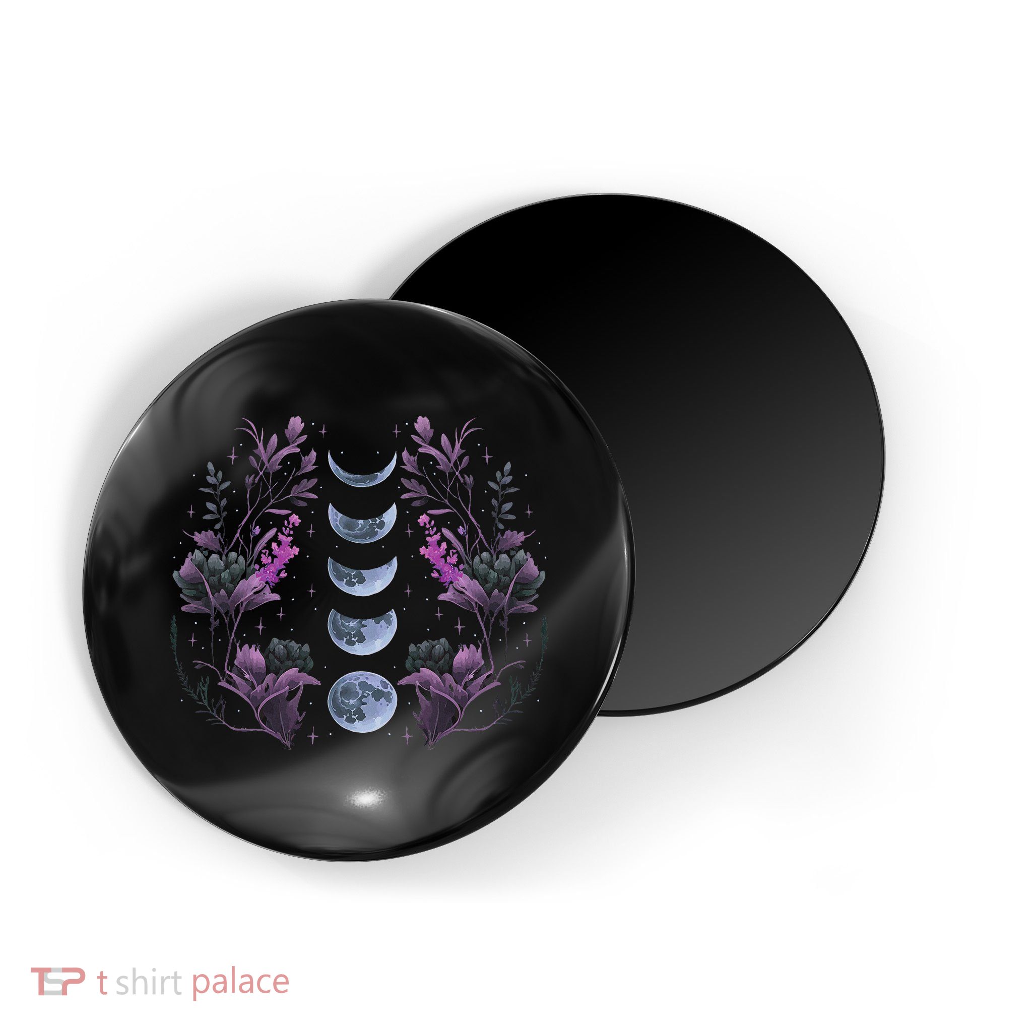 Celestial Moon Phase Boho Wildflowers Zodiac Witchcore Magnet