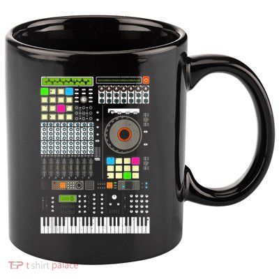 Cool Music Producer Artist For Men Women Beat Makers 11oz C Handle Ceramic Mug